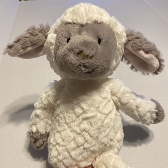 Mary Meyer 13” Gray White Lamb Sheep Plush Baby Toy SUPER SOFT Stuffed Animal - Picture 2 of 13
